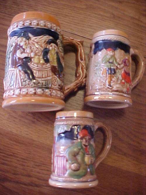 3 x Beer Mugs