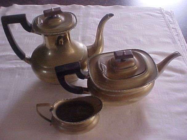 EPNS 3 Piece Coffee & Tea Pot & Milk Jug