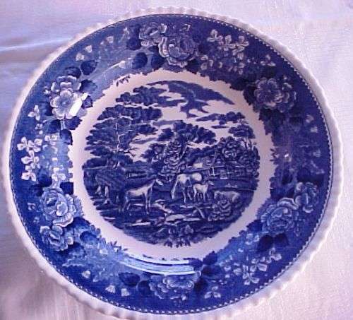 Adams - English Scenic -Blue and White