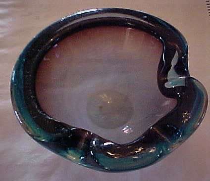 Murano Ashtray - Blue