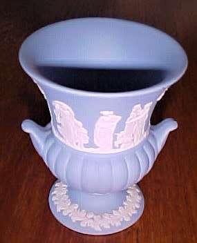 Wedgwood Jasper ( Pale Blue ) - Boxed Miniature Vase