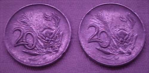 1965 - 20 Cent Coin x 2 lot