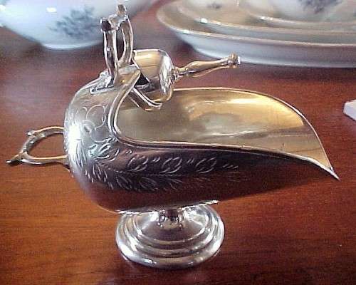 EPNS Large Sugar Scoop & small Scoop