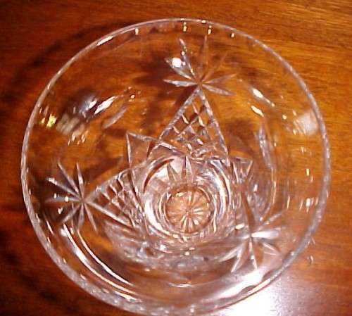 Lead Cut Crystal Vase