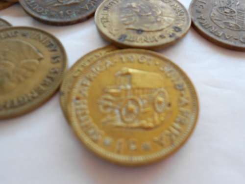 12 x 1961 South Africa one cents