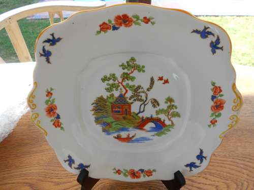 Royal Albert Chinese willow - 9 Pc Tea set