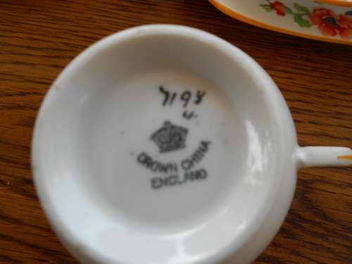 Royal Albert Chinese willow - 9 Pc Tea set