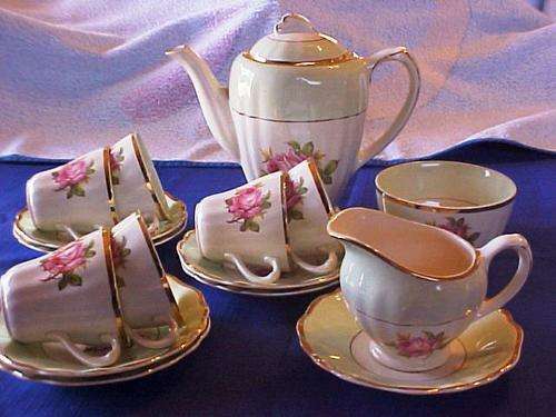 J. G meakin Coffee set - Complete