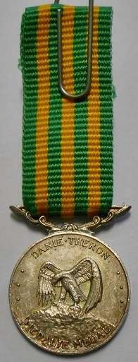Miniature Danie Theron Medal
