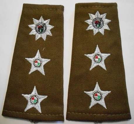 Colonel Rank Insignia Pair Embroidered on Material