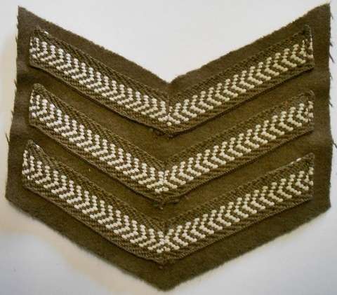 SA Army Sergeant Rank Insignia Single