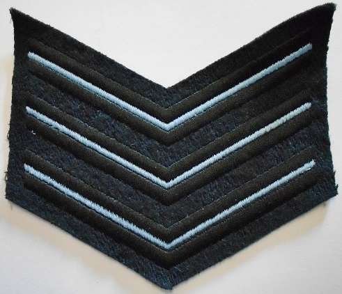 SAAF Sergeant Rank Insignia Single Embroidered on Felt