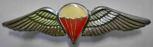 SA Parachute Freefall Chrome & Lucite Covered Wing Full Size