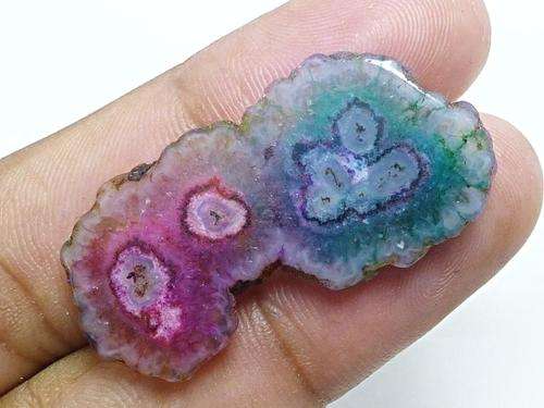 27.80 CTS. NATURAL AFRICAN SOLAR DRUZY 35 X 18 X 2 MM