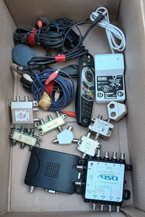 Box of electronics