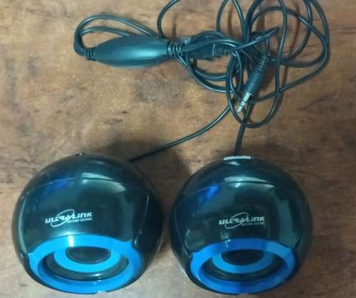 Usb speakers Usb powered Stereo jack and volume control