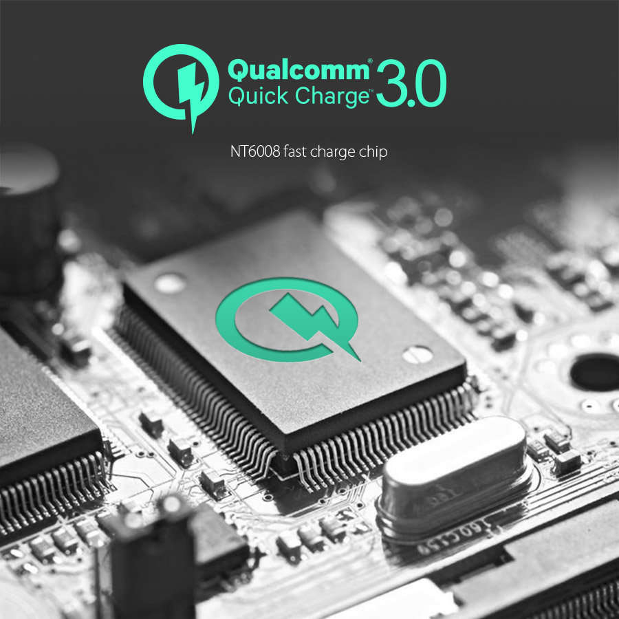 BlitzWolf® Qualcomm Certified QC 3.0 USB Type C BW-C9 Dual Ports Car Charger