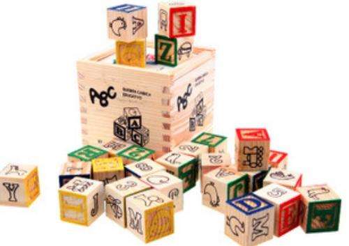 27 pc Wooden Block Set