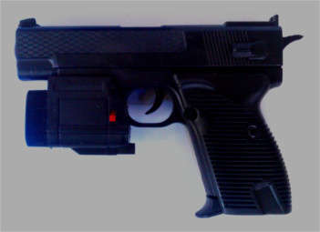 Air Sport Gun including Laser Aim Module and LED Flashlight