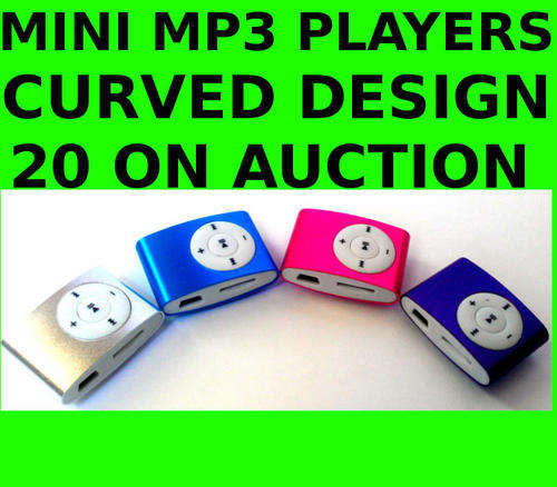 Brand New Curved Mini Mp3 Players - High Quality