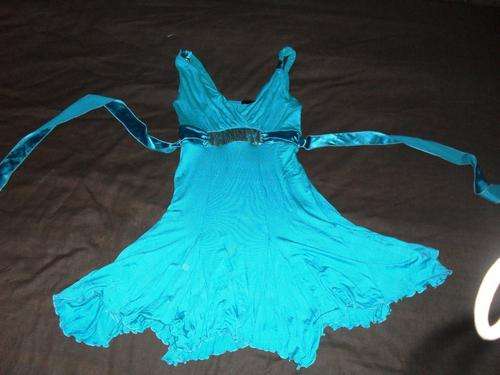 Blue cocktail dress never been warn