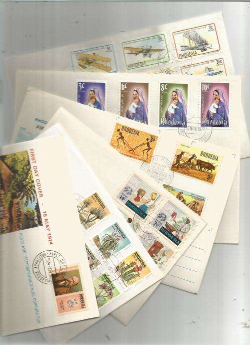 RHODESIA USED FDC COVERS