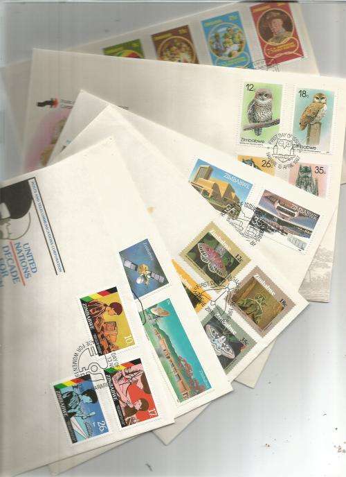 ZIMBABWE  USED FDC COVERS