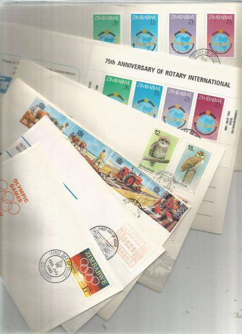 ZIMBABWE  USED FDC COVERS