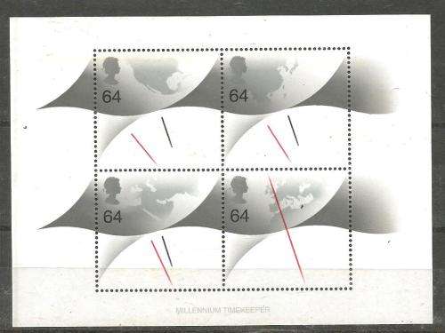 GB QEII  UN MOUNTED MINT MINI SHEET MILL.TIMEK.