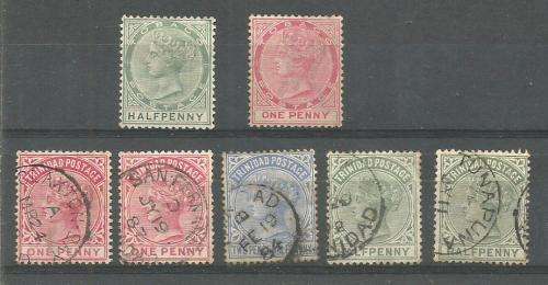 TOBAGO & TRINIDAD EARLY MINT & USED LOT