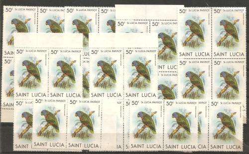 ST.LUCIA   UN MOUNTED MINT LOT SOME DUPP.