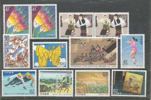 JAPAN    UN  MOUNTED MINT SETS