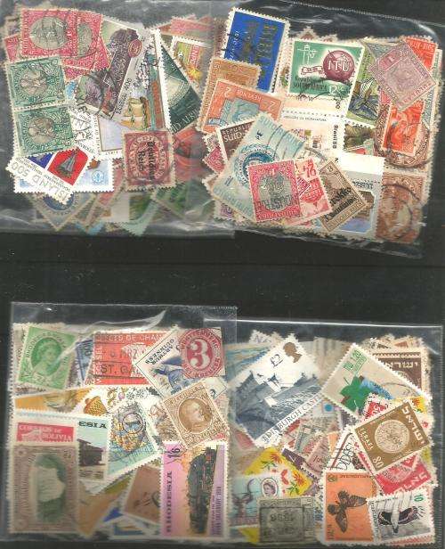 MIXED WORLD USED LOT IN PKTS. SOME DUPP.REF.006T