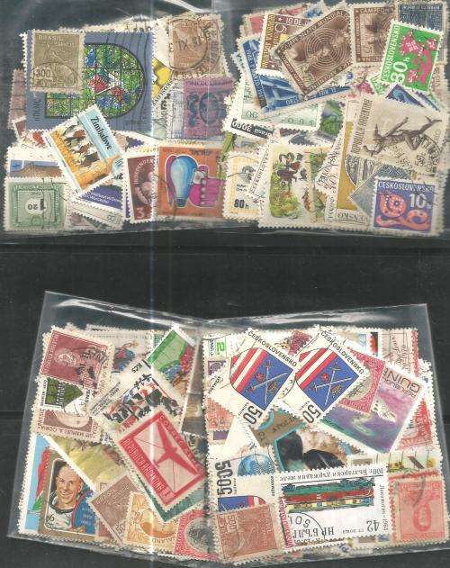 MIXED WORLD USED LOT IN PKTS. SOME DUPP.REF.46X