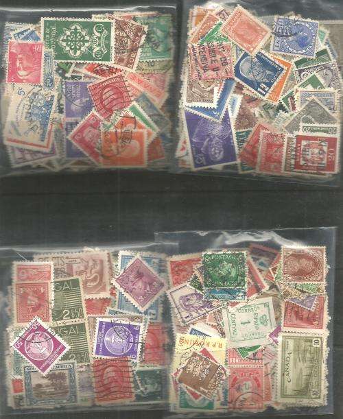 MIXED WORLD MINT & USED LOT IN PKTS. SOME DUPP.REF.2D