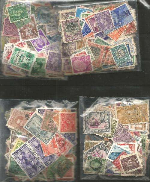 MIXED WORLD MINT & USED LOT IN PKTS. SOME DUPP.REF.3000