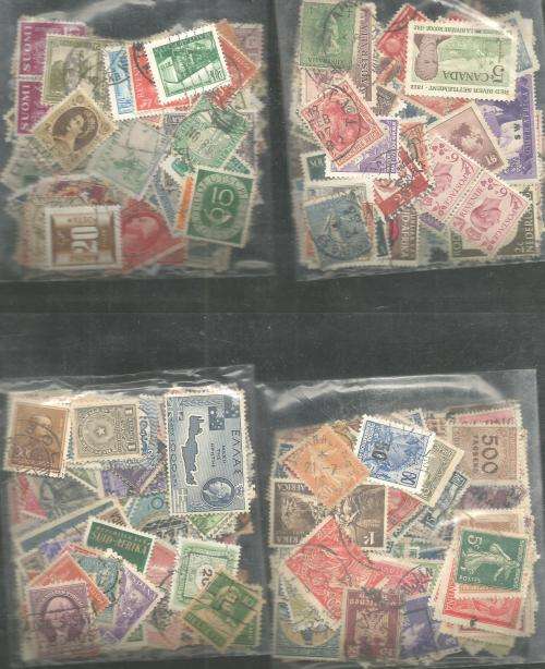 MIXED WORLD MINT & USED LOT IN PKTS. SOME DUPP.REF.47B