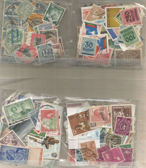 MIXED WORLD MINT & USED LOT IN PKTS. SOME DUPP.REF.800Q