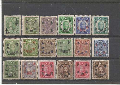 CHINA  MIXED MOUNTED MINT  LOT