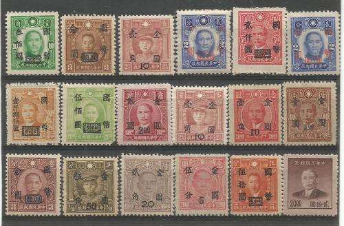 CHINA  MIXED MOUNTED MINT  LOT