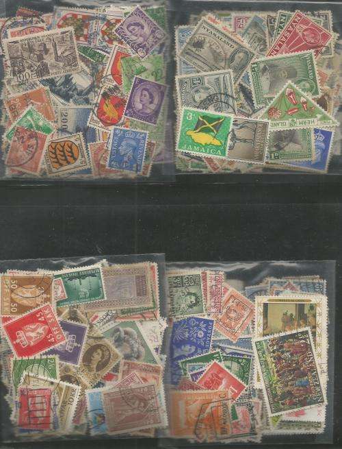 MIXED WORLD USED LOT IN PKTS. SOME DUPP.REF.2J