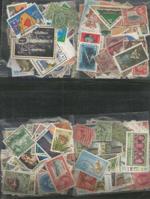 MIXED WORLD USED LOT IN PKTS. SOME DUPP.REF.3J