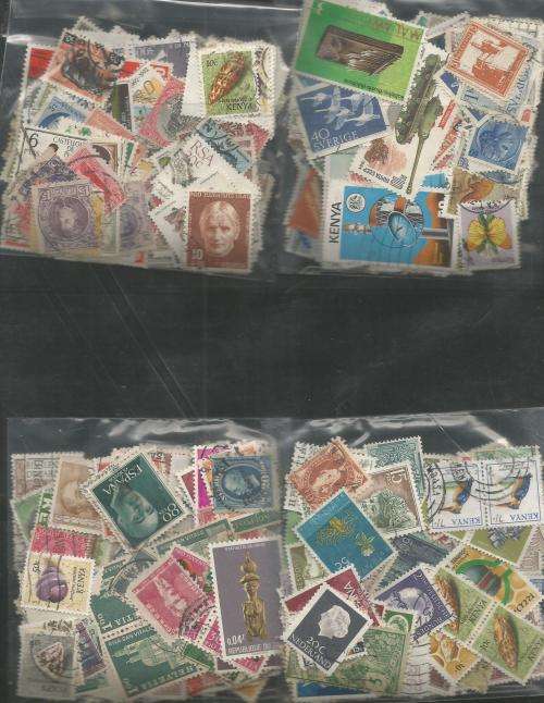MIXED WORLD USED LOT IN PKTS. SOME DUPP.REF.13J