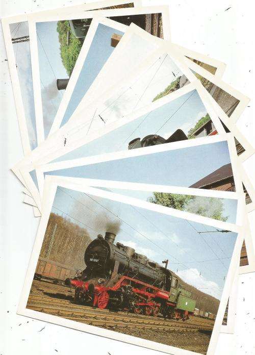 MIXED TRAIN P/CARDS UNUSED