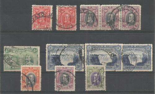 S.RHODESIA   EARLY   USED LOT
