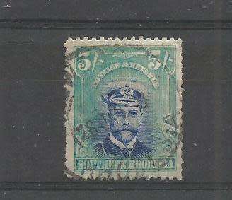 S.RHODESIA  EARLY  USED  HIGH VAL STAMP