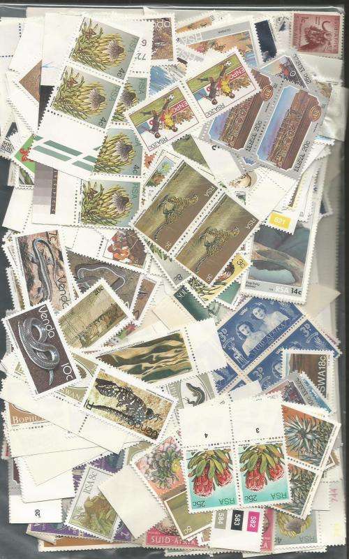 SA & AREA UN MOUNTED MINT LOT IN PKT.