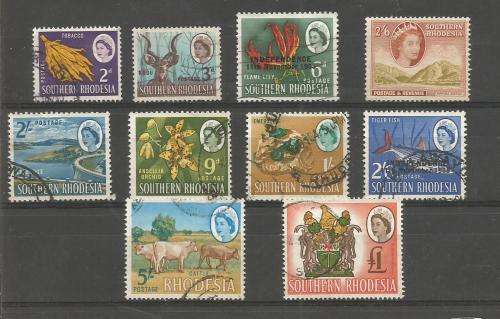 RHODESIA USED PART SET