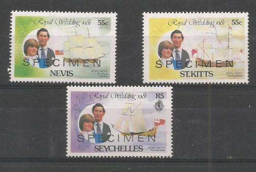 MIXED COM. ROYALTY  UN MOUNTED MINT SPECIMEN O/P LOT