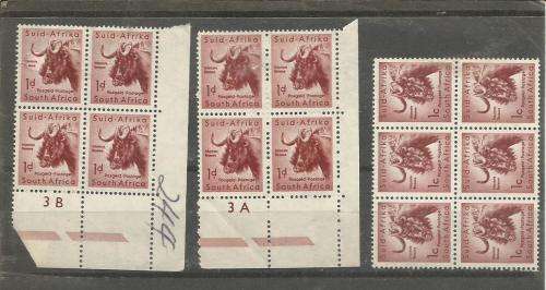 SA UN MOUNTED MINT  LOT